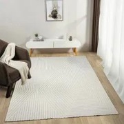 Modern vloerkleed - Medea - Wit - 120 X 170 CM