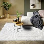 Japandi vloerkleed laagpolig - New York Design - Panglao Wit - 200x280...