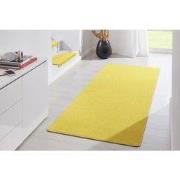Loper Uni Laagpolig Effen Vloerkleed - Fancy - Geel - 100x150 cm