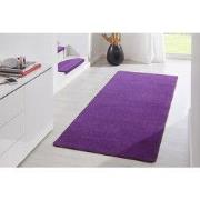 Loper Uni Laagpolig Effen Vloerkleed - Fancy - Paars - 100x150 cm