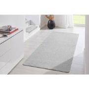 Loper Uni Laagpolig Effen Vloerkleed - Fancy - Grijs - 80x150 cm