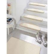 Traploper Uni Laagpolig Effen Vloerkleed - Fancy - Beige  (15 stuks ) ...