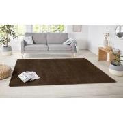 Laagpolig Effen Uni Vloerkleed - Nasty - Bruin - 160x240 cm