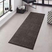 Loper Laagpolig Velours Vloerkleed - Designer Pure - Antraciet - 80x15...