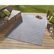 Laagpolig vloerkleed - Binnen en buitenkleed - Karo - Blauw - 200x290 ...