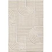 Laagpolig vloerkleed Arte - Japandi Stijl - Creme - 280x380 cm