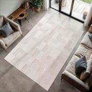 Binnen & Buiten vloerkleed - Zora Geo Shapes - Creme - 120x170 cm