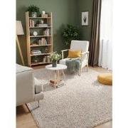 Elle Decoration - Rocco Wol lookvloerkleed - Creme / Multi - 120x170 c...