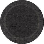 Binnen & Buitenkleed Romile - Kader / Lijstmotief - Antraciet - 120x16...