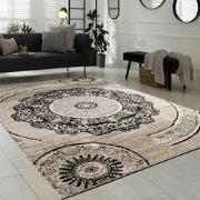 Laagpolig Modern Vloerkleed Sinovo - Bruin - 80x150 cm