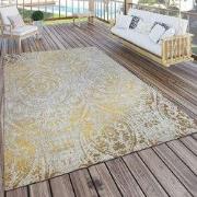Binnen en Buitenkleed Artalli - Barok Design - Geel - 120x170 cm