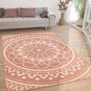 Binnen en Buitenkleed - Vloerkleed Brescs - Abrikoos - 120x160 cm