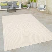 Binnen & Buitenkleed - Vloerkleed Bruliza - Japandi - Creme - 120x170 ...