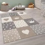 Kindervloerkleed - Cosena - Beige - 140x200 cm