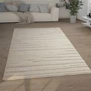 Laagpolig Vloerkleed - Gen - Creme - 120x160 cm