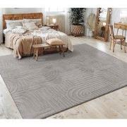 Laagpolig Vloerkleed Lely - Japandi - Grijs - 80x150 cm