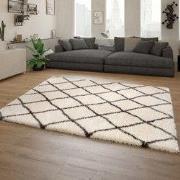 Hoogpolig Vloerkleed Berber Maginto - Creme - 160x230 cm