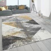 Laagpolig Meriza Vloerkleed - Geel - 160x230 cm