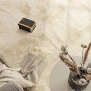 Hoogpolig Rabbit Plus Vloerkleed - Effen Uni - Creme - 80x150 cm