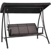 Rubens schommelbank - 3-zits -carbon black - antraciet