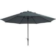 Madison Timor luxe stokparasol Ø400 cm - polyester grey
