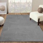 Japandi vloerkleed – Eve Grijs - 200x300 cm