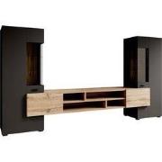 Meubella - Wandmeubel Charo - Zwart