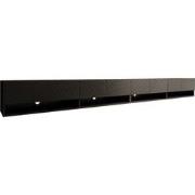 Meubella - TV-Meubel Asino - Zwart Visgraat  - 280 cm