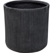 OREOI - Bloempot - Grafietgrijs - 45 x 45 x 45 cm - Kleivezel