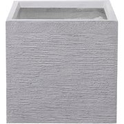 PAROS - Plantenbak - Grijs - 40 cm - Klei-vezelmengsel