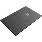 Composiet douchebak Slim Eco 80x160 cm leisteen antraciet