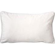 FINN - Sierkussen 30x50 cm - velvet - lendekussen - Snow White - wit