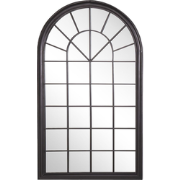 TREVOL - Wandspiegel - Zwart  - IJzer