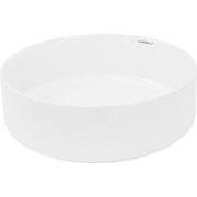 Wastafel 355x120 mm keramiek Wit rond