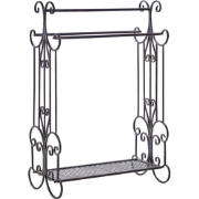 GLADIS - Handdoekrek - Zwart - IJzer