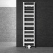 Badkamerradiator Sahara 400 x 1800 mm Wit + middenaansluiting