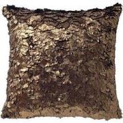 Dutch Decor SILVIJN - kussenhoes 45x45 cm - metallic look - Raven - zw...