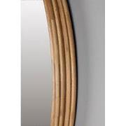 Dutchbone Caroun Spiegel/ Wandspiegel Rond Middel 60x60 Hout