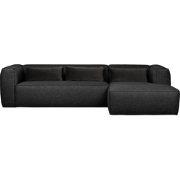WOOOD Bean Chaise Longue Bank Rechts - Polyester - Dark Grey