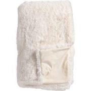 Dutch Decor ZINZI - plaid 140x180 cm - bontlook - effen kleur - Snow W...