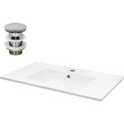 Wastafel 710x465x175 mm keramiek Wit