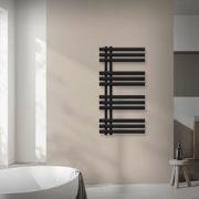 Design badkamer radiator Ijzer EM 500x1000 mm zwart mat Luxe Bath