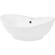 Wastafel 59x20,5x39,5 cm Wit Keramiek ML Design