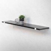 Wandhouder Plankhouder set van 2 250 x 145 mm wit staal ML design