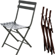 HESPERIDE HIXA Tuinstoelen - Klapstoelen - set van 4 - Tuinmeubelen - ...