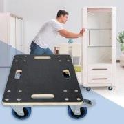 meubelwagen met 2 zwenkwielen en 2 zwenkwielen met rem, 40 x 60 cm, dr...