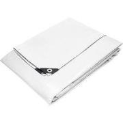 Dekzeil met ogen, 2x3 m 180g/m², wit, gemaakt van polyethyleen