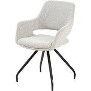 Livingfurn Eetkamerstoel Capp Beige Lodge - set van 2