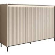 Meubella - Dressoir Timoteo - Beige - 152 cm