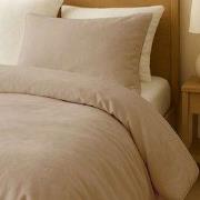 Zydante® Dekbedovertrek Velvet  240x200/220 cm - Beige - met 2 Kussens...